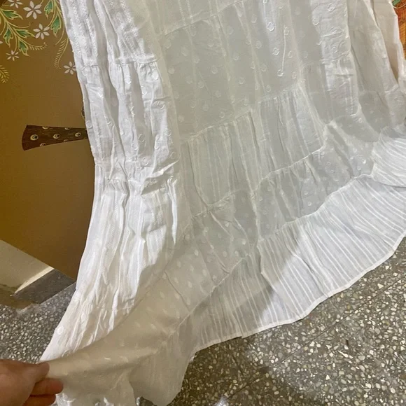 White Shoulder Strap Dress. Size - S - Picture 6 of 12